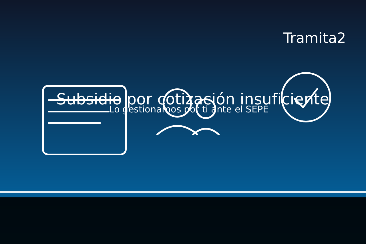 Subsidio de desempleo por cotización insuficiente - BLOG