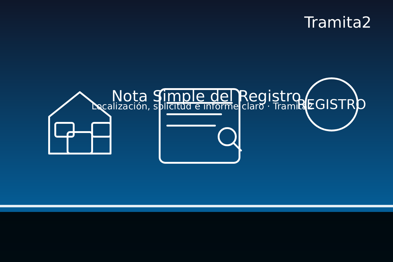 Nota Simple del Registro de la Propiedad: qué es, cuándo pedirla y cómo Tramita2 te la gestiona de principio a fin