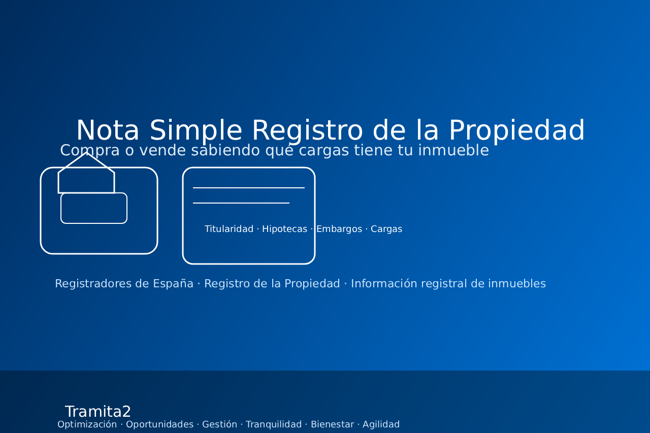 Nota Simple del Registro de la Propiedad: compra o vende sabiendo realmente qué firmas