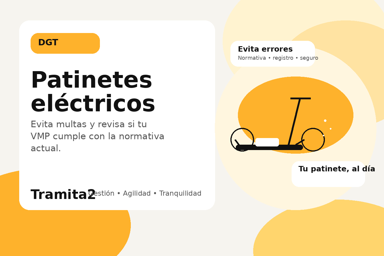 Normativa de patinetes eléctricos: evita multas y deja la gestión en manos expertas
